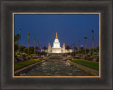 Oakland Temple - Night Stream by Robert A Boyd