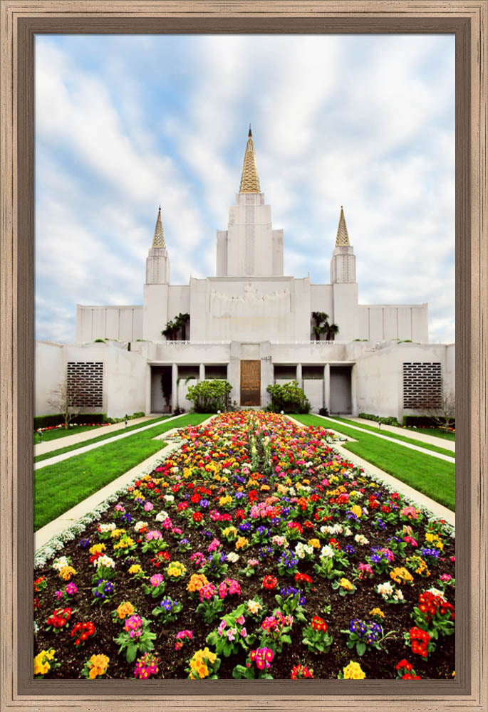 Oakland Temple - Flowers by Robert A Boyd | Altus Fine Art