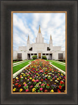 Oakland Temple - Flowers by Robert A Boyd