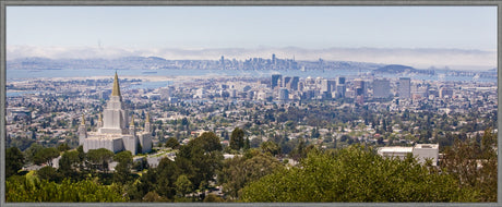 Oakland Temple - City Scape Panoramic by Robert A Boyd