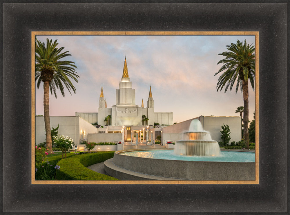 Oakland Temple - Fountain of Living Waters by Robert A Boyd