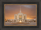 Ogden Temple - Sunset by Robert A Boyd