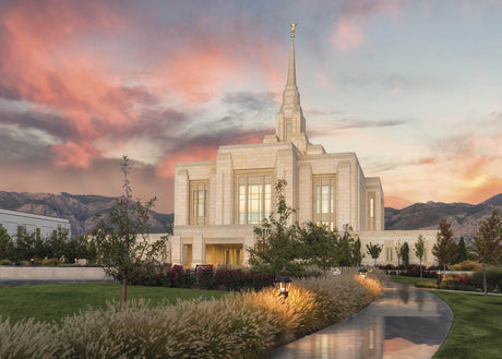 Ogden Temple - Garden Path