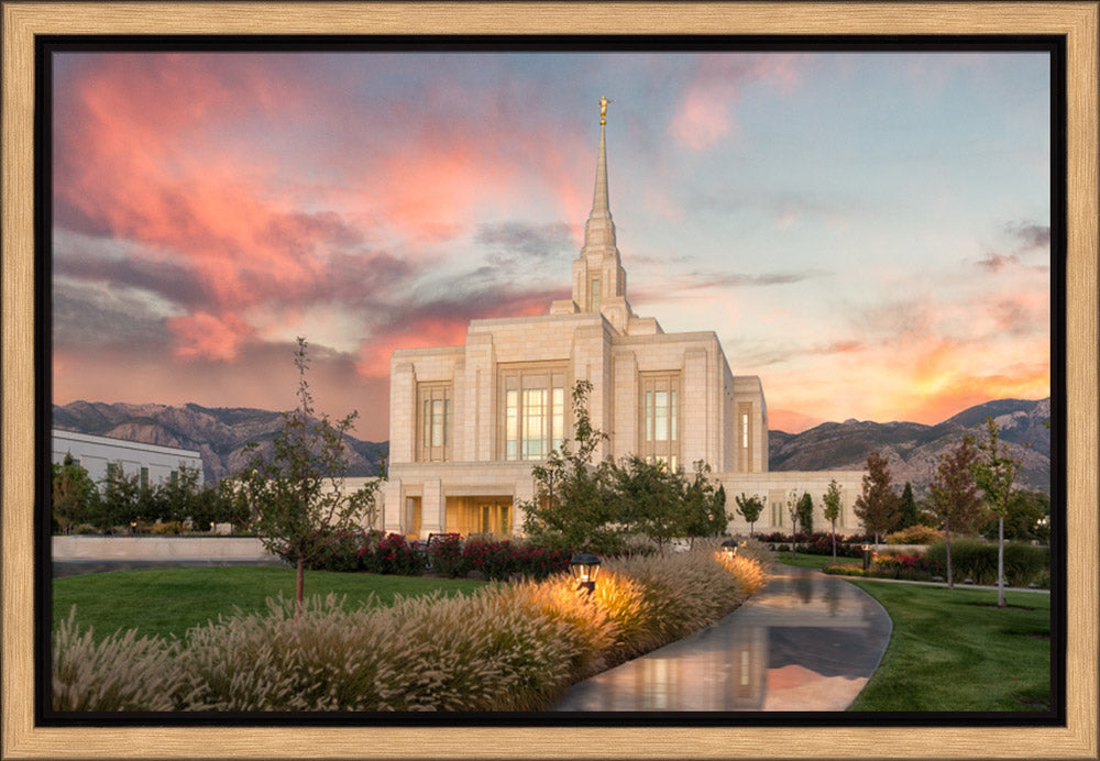 Ogden Temple - Garden Path