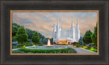 Washington DC Temple - Fountains by Robert A Boyd