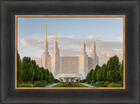 Washington DC Temple - Sunrise by Robert A Boyd