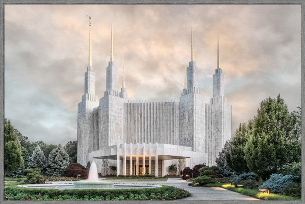 Washington DC Temple - Chrome Series by Robert A Boyd