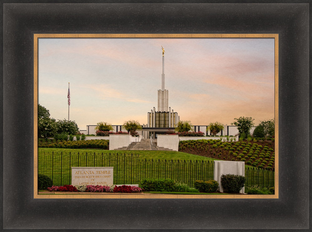 Atlanta Temple - Summer Morning by Robert A Boyd