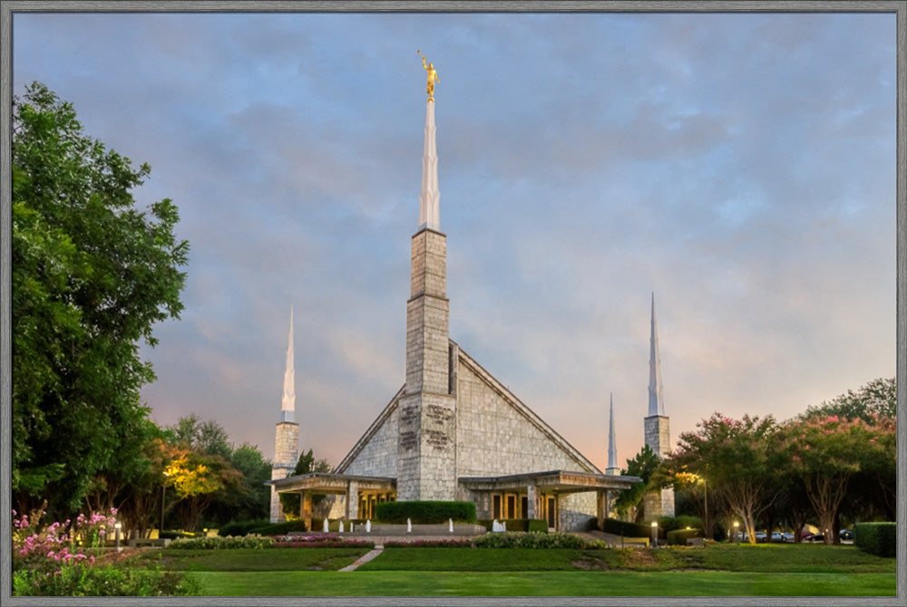 Dallas Temple - Morning Calm by Robert A Boyd