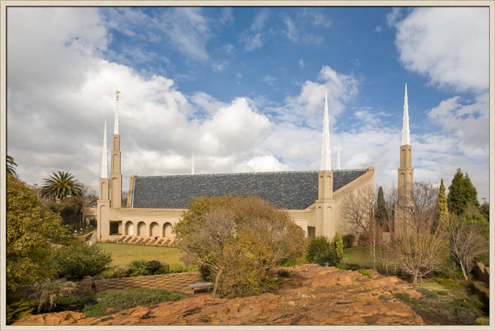 Johannesberg Temple - Trees by Robert A Boyd