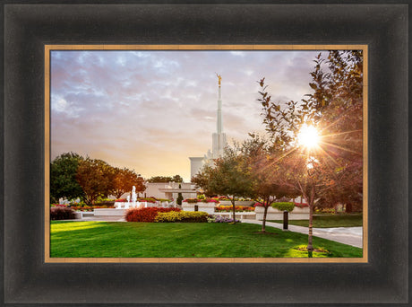 Denver Temple - Sunburst by Robert A Boyd