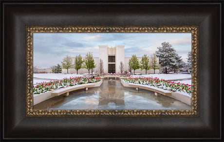 Denver Temple - Spring Snowstorm
