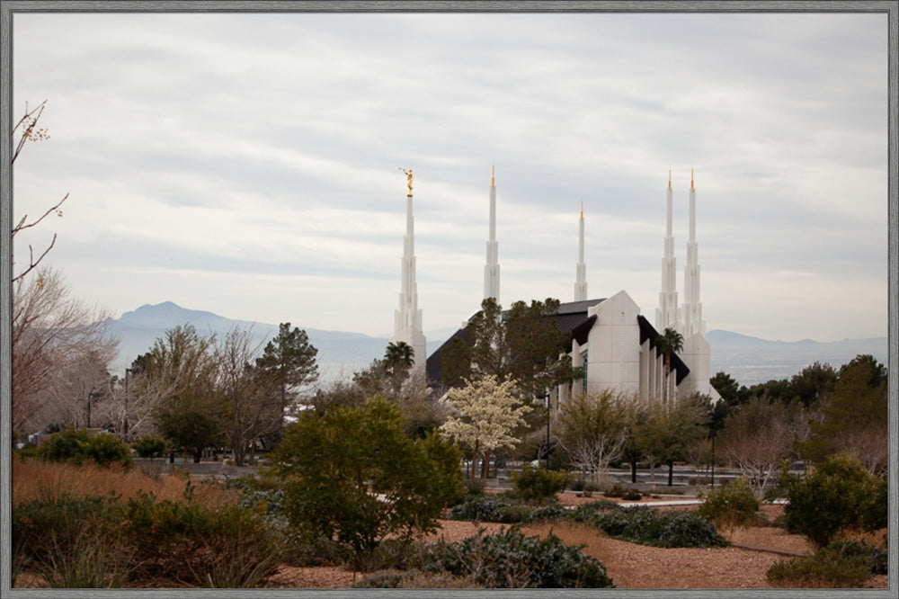 Las Vegas Temple - Desertscape by Robert A Boyd