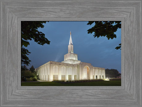 Toronto Temple - Evening by Robert A Boyd