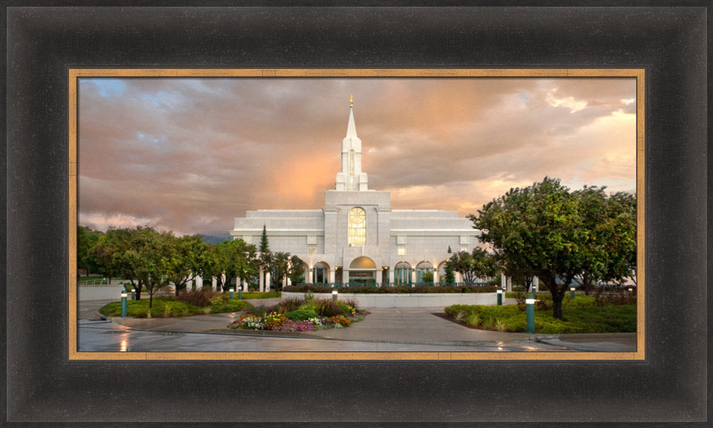 Bountiful Temple - Clearing Storm by Robert A Boyd