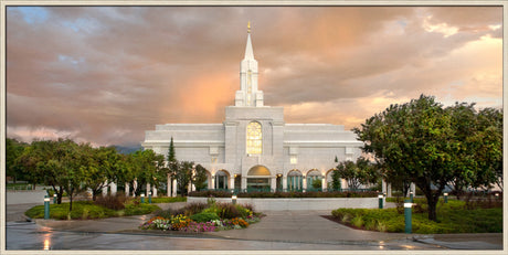 Bountiful Temple - Clearing Storm by Robert A Boyd