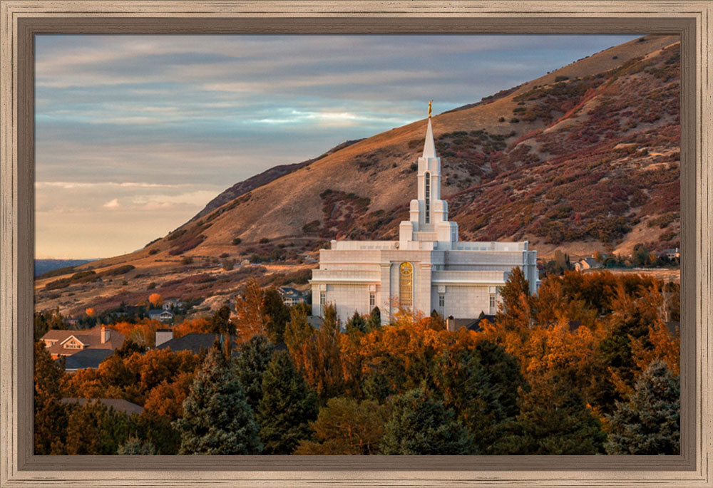 Bountiful Temple - Fall by Robert A Boyd | Altus Fine Art