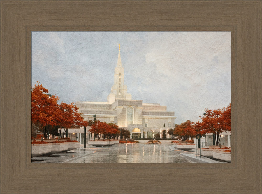 Bountiful Temple - Rain Texture by Robert A Boyd