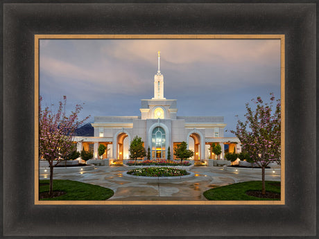 Mt Timpanogos Temple - Eventide by Robert A Boyd