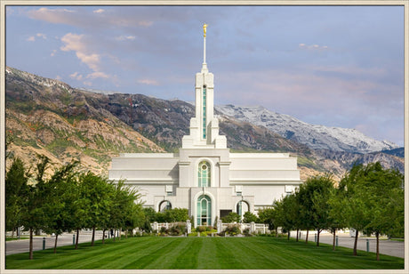 Mt Timpanogos Temple - September Mountain by Robert A Boyd