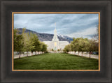 Mt Timpanogos Temple - Chrome Series by Robert A Boyd