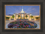 Mt Timpanogos Temple - Lavender Sky by Robert A Boyd