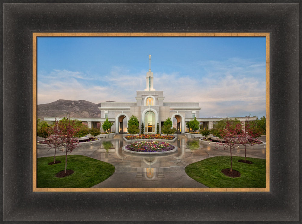 Mt Timpanogos Temple - Eden by Robert A Boyd