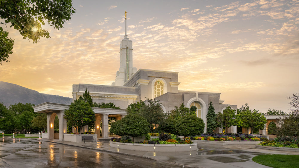 The Mt Timpanogos Temple.