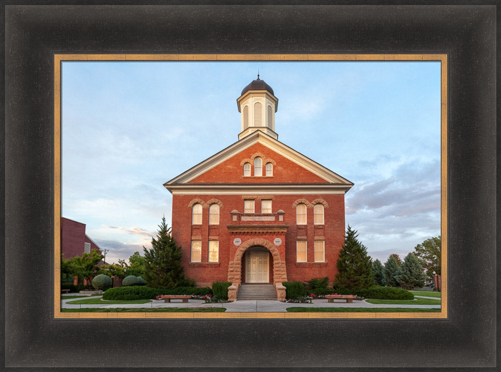 Vernal Temple - Front Entrance by Robert A Boyd