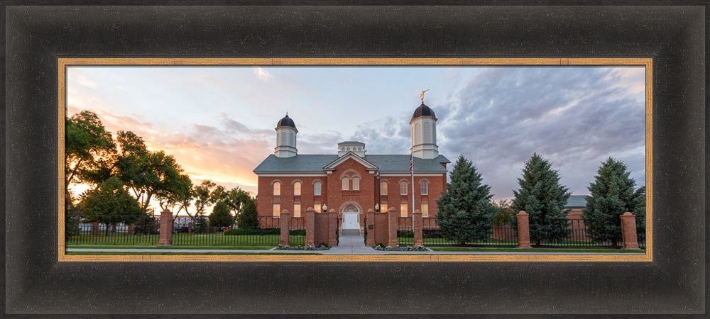 Vernal Temple - Front Gate by Robert A Boyd