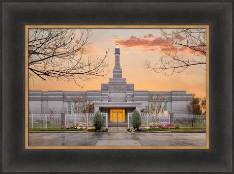 Fresno Temple - Sunrise by Robert A Boyd