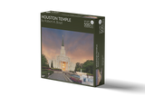 Houston Temple - Eventide 16x20 jigsaw puzzle 500 pieces