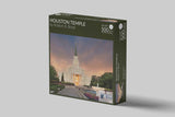 Houston Temple - Eventide 16x20 jigsaw puzzle 500 pieces