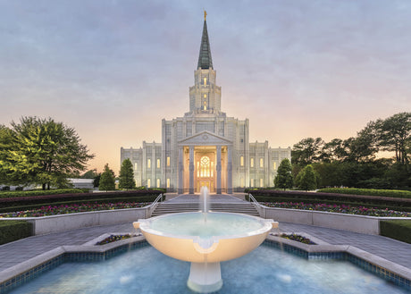 Houston Temple - Living Waters by Robert A Boyd