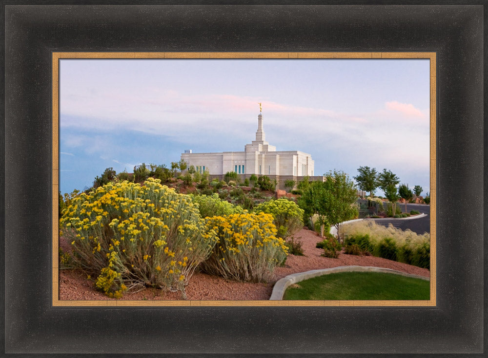 Snowflake Temple - Desertscape by Robert A Boyd