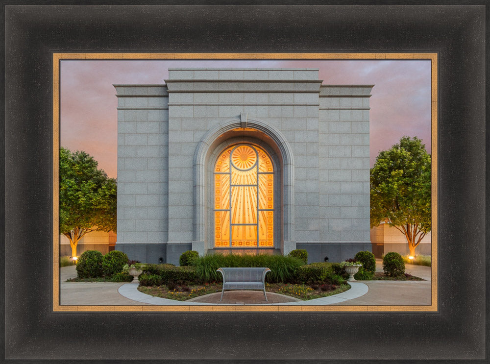 Lubbock Temple - Eventide by Robert A Boyd