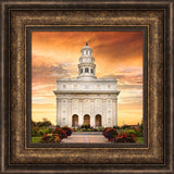 Nauvoo Temple - Nauvoo Sunrise Detail by Robert A Boyd