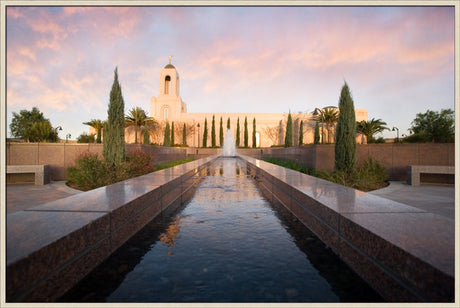 Newport Beach Temple - Reflections by Robert A Boyd