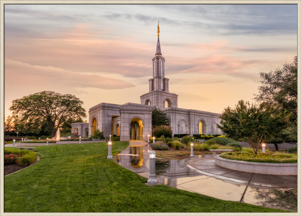 Sacramento Temple - Evening Path by Robert A Boyd