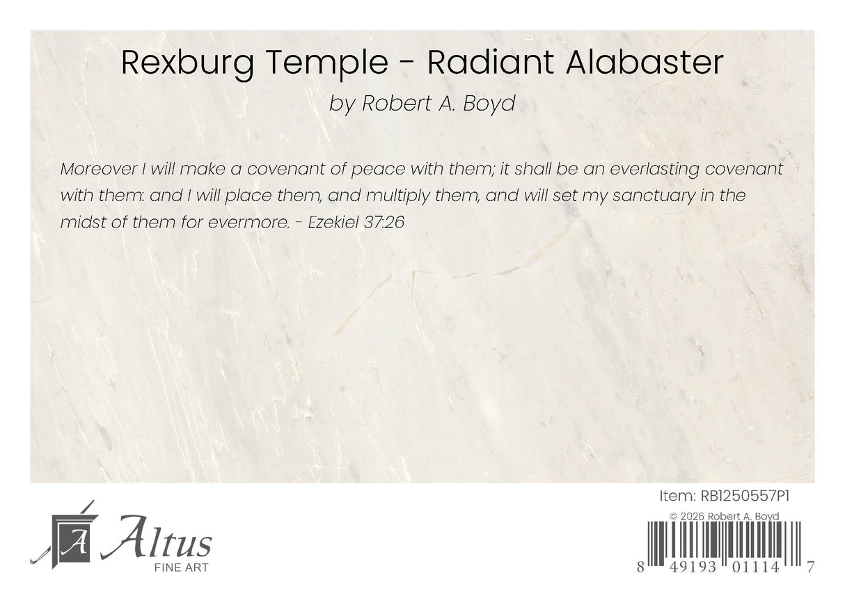 Rexburg Temple - Radiant Alabaster Panoramic