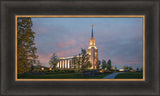 Twin Falls Temple - At Dusk by Robert A Boyd