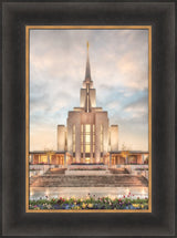 Oquirrh Mountain Temple - Chrome Series by Robert A Boyd