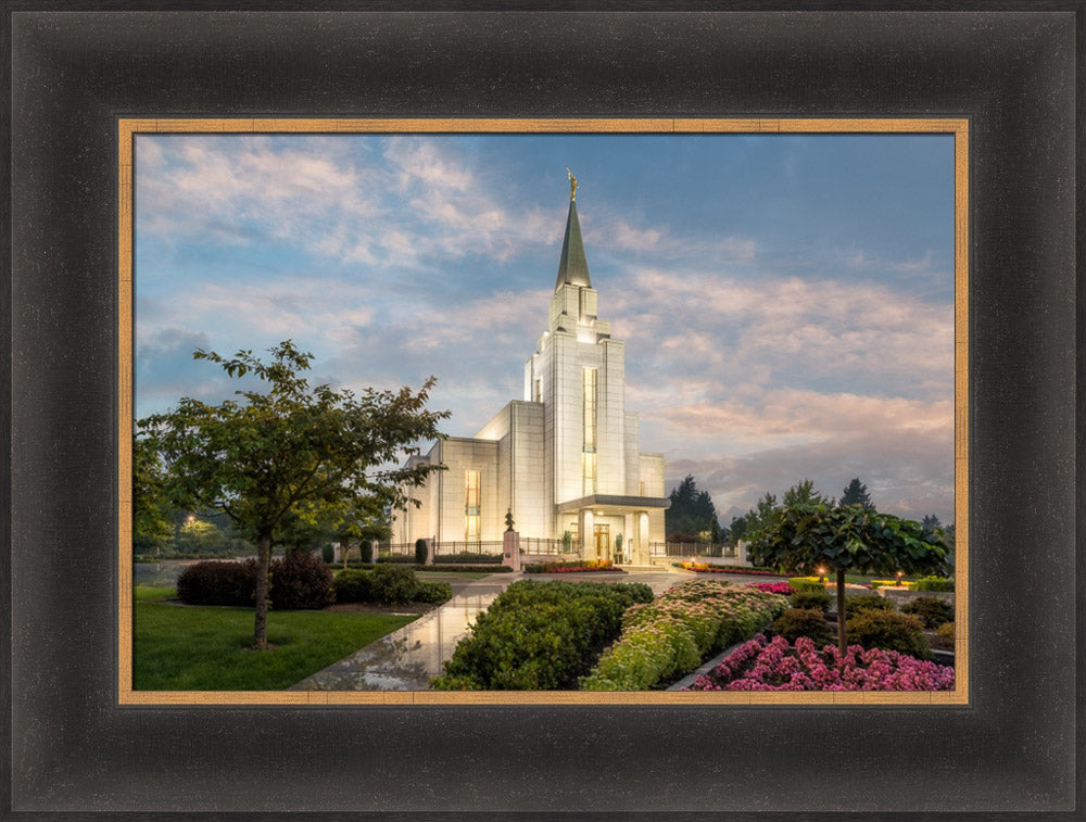 Vancouver BC Temple - Vancouver Covenant Path by Robert A Boyd