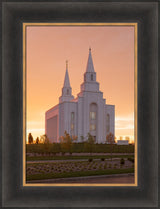 Kansas City Temple - Sunrise by Robert A Boyd