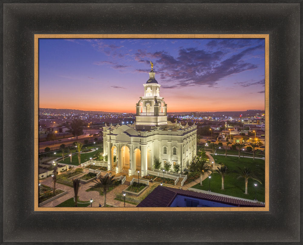 Tijuana Temple - Sunset by Robert A Boyd