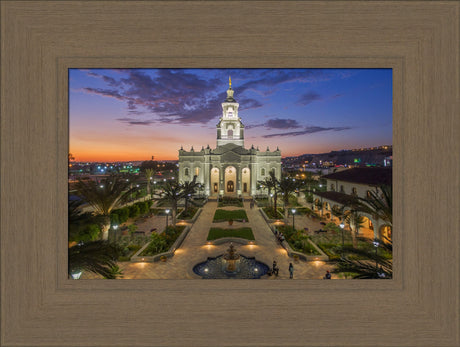 Tijuana Temple - Courtyard by Robert A Boyd