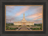 Indianapolis Temple - Sunrise Garden by Robert A Boyd