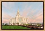 Payson Temple - Evening Glow by Robert A Boyd