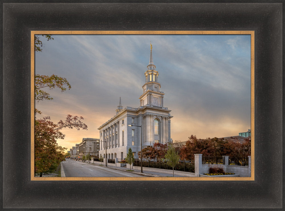 Philadelphia Temple - Avenue by Robert A Boyd