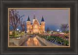 Provo City Center Temple - Rain Path by Robert A Boyd